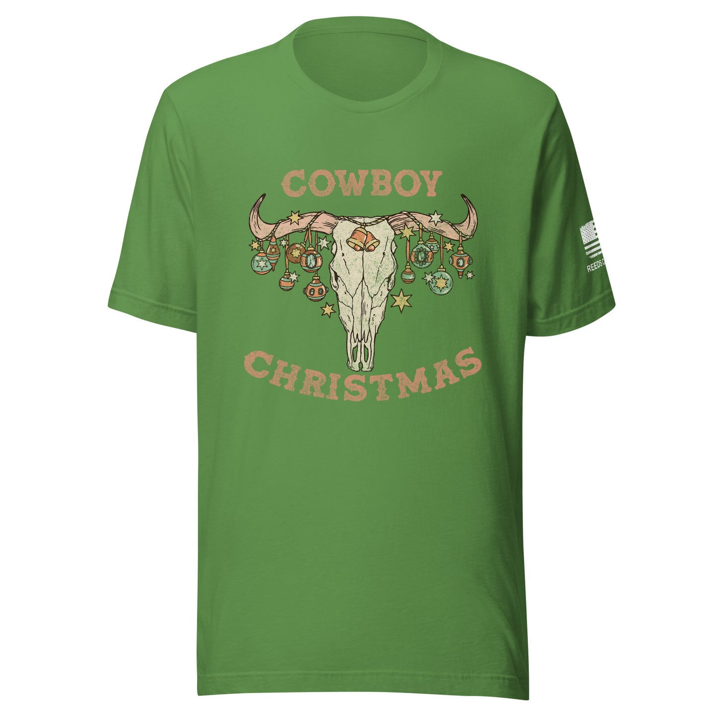 Cowboy Christmas short sleeve t-shirt