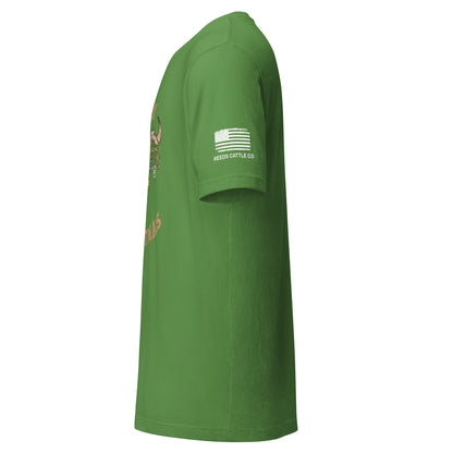 Cowboy Christmas short sleeve t-shirt