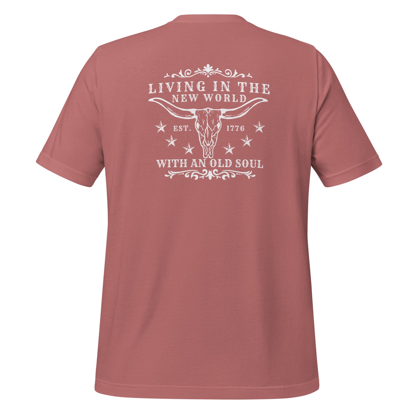 Living in the New World With an Old Soul Tee
