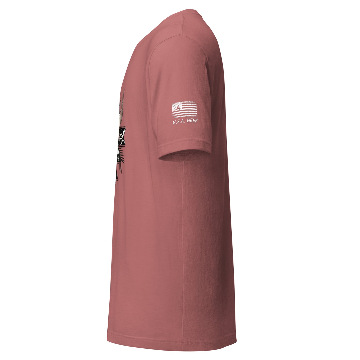 Aztec Neutral Cow Skull Tee