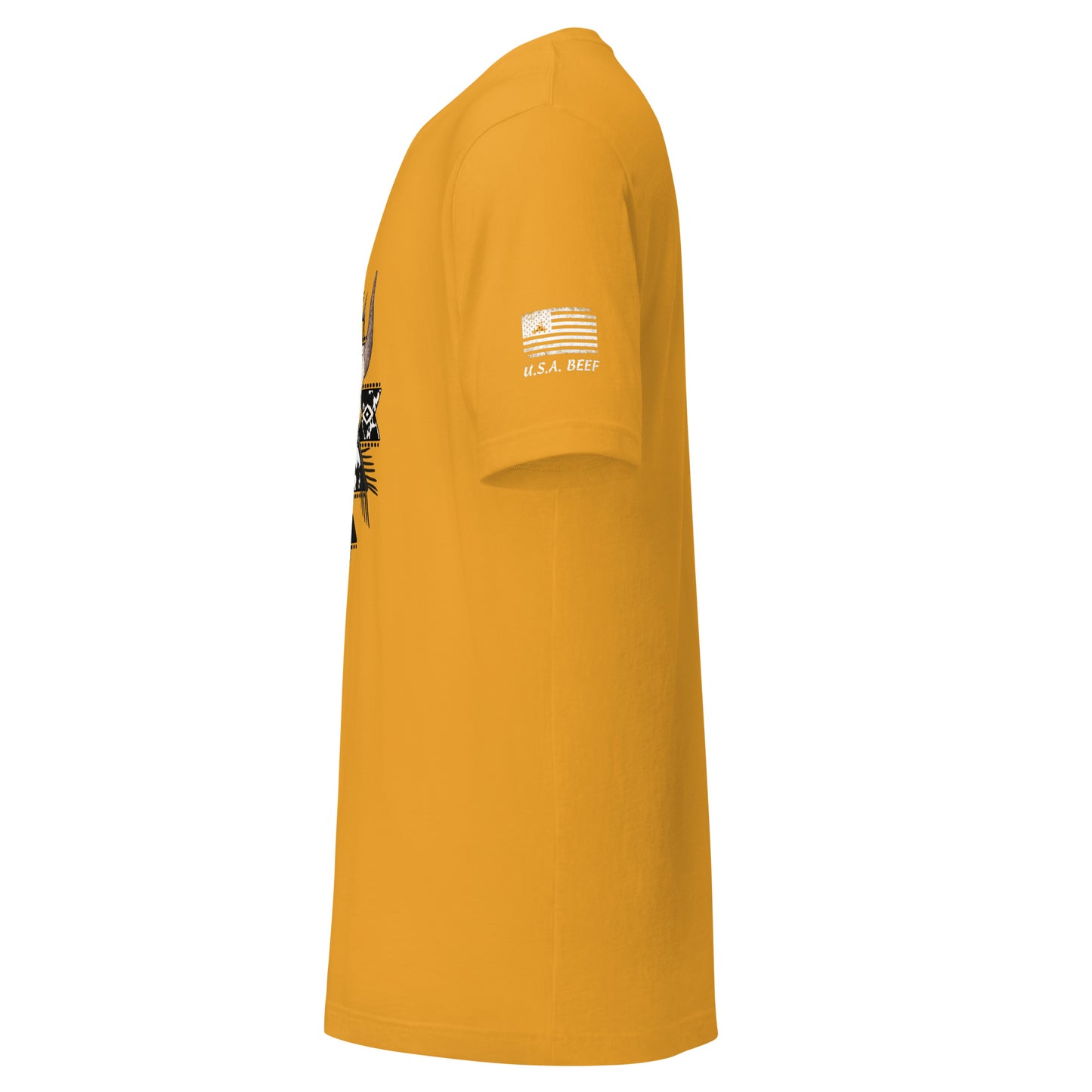 Aztec Neutral Cow Skull Tee