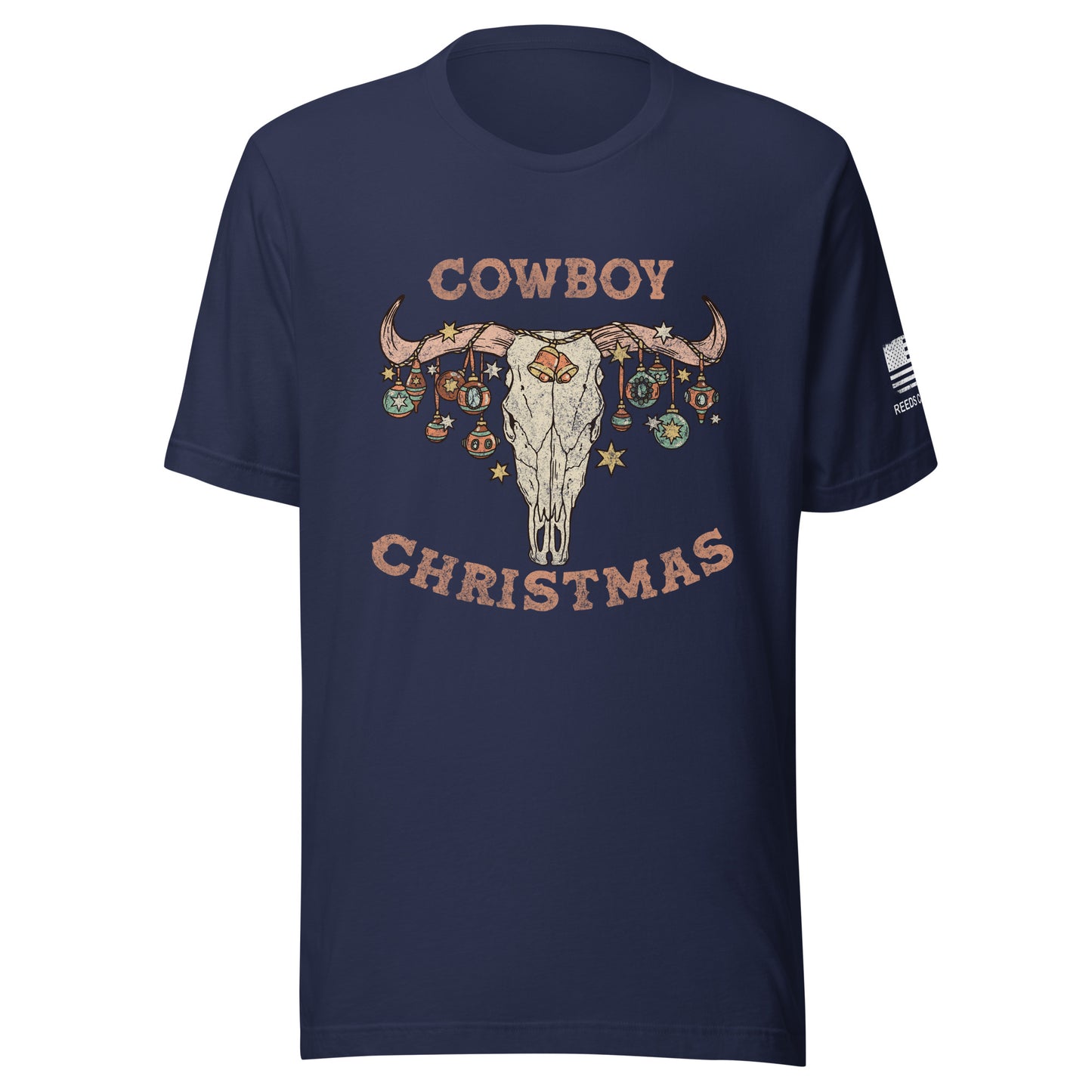 Cowboy Christmas short sleeve t-shirt