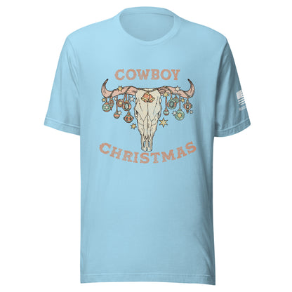 Cowboy Christmas short sleeve t-shirt