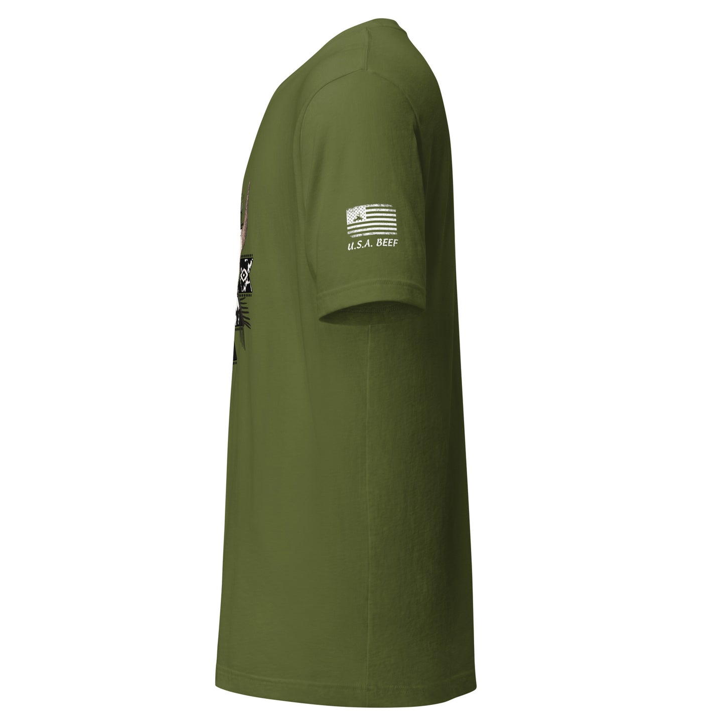 Aztec Neutral Cow Skull Tee