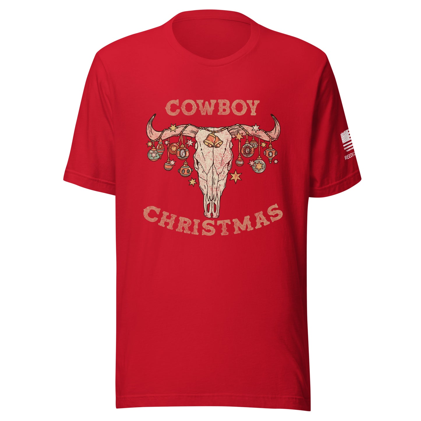 Cowboy Christmas short sleeve t-shirt