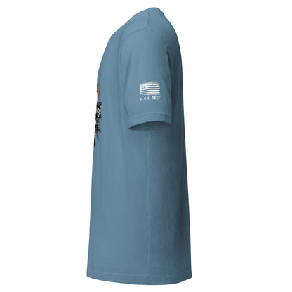 Aztec Neutral Cow Skull Tee